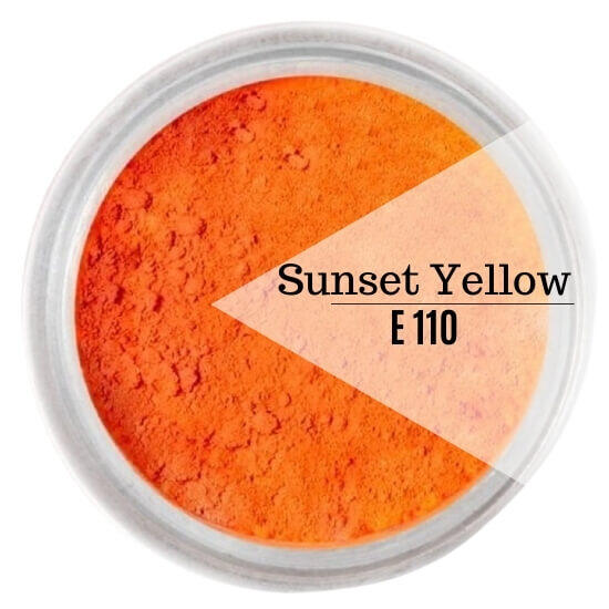 Sunset Yellow ( E110 ) Turuncu Su Bazlı Toz Gıda Boyası