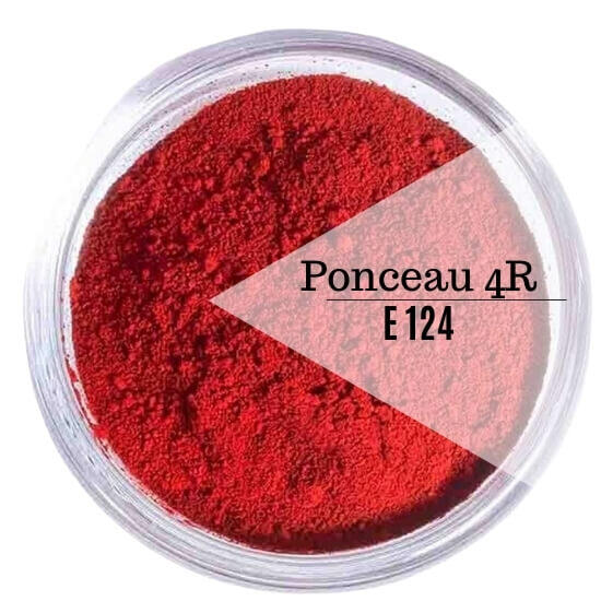 Ponceau 4R ( E124 ) Kırmızı Su Bazlı Toz Gıda Boyası