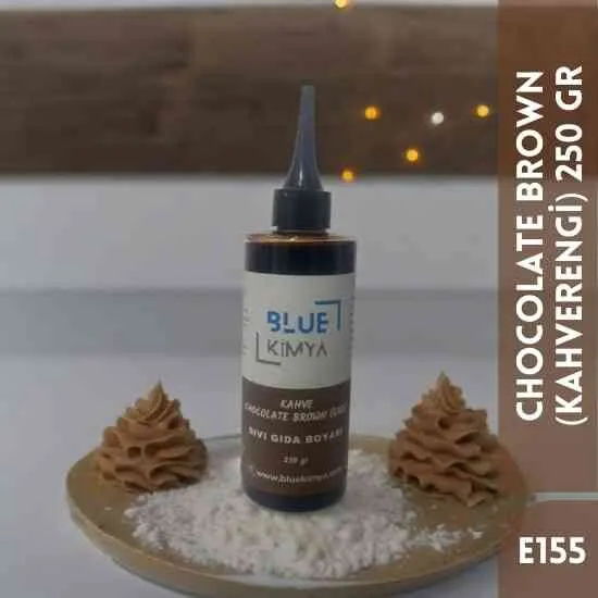 Kahverengi Sıvı Gıda Boyası Su bazlı Likit Chocolate Brown E155 Kahverengi Sıvı Gıda Boyası Su bazlı Likit Chocolate Brown E155