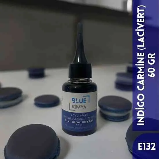 Koyu Mavi Sıvı Gıda Boyası Su bazlı Likit Indigo Carmine E132 Indigo Karmin Koyu Mavi Sıvı Gıda Boyası Su bazlı Likit Indigo Carmine E132 Indigo Karmin