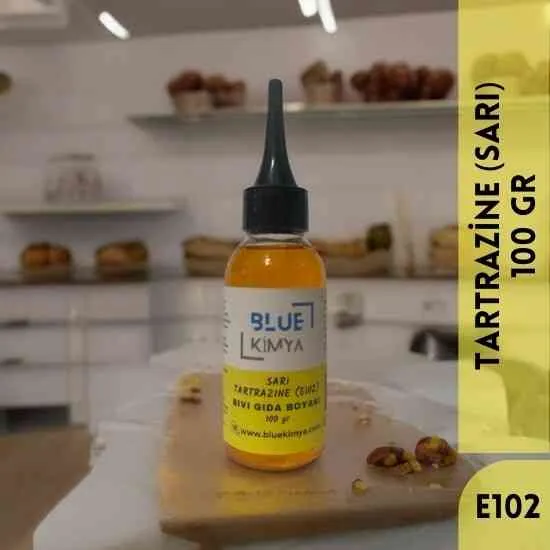 Sarı Sıvı Gıda Boyası Su bazlı Likit Tartrazine E102