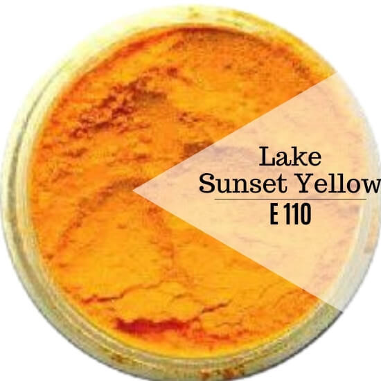 Lake Sunset Yellow ( E110 ) Turuncu Yağ Bazlı Toz Gıda Boyası